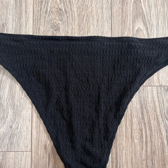 NWT black bikini bottoms H&M 14 Large - Picture 3 of 4